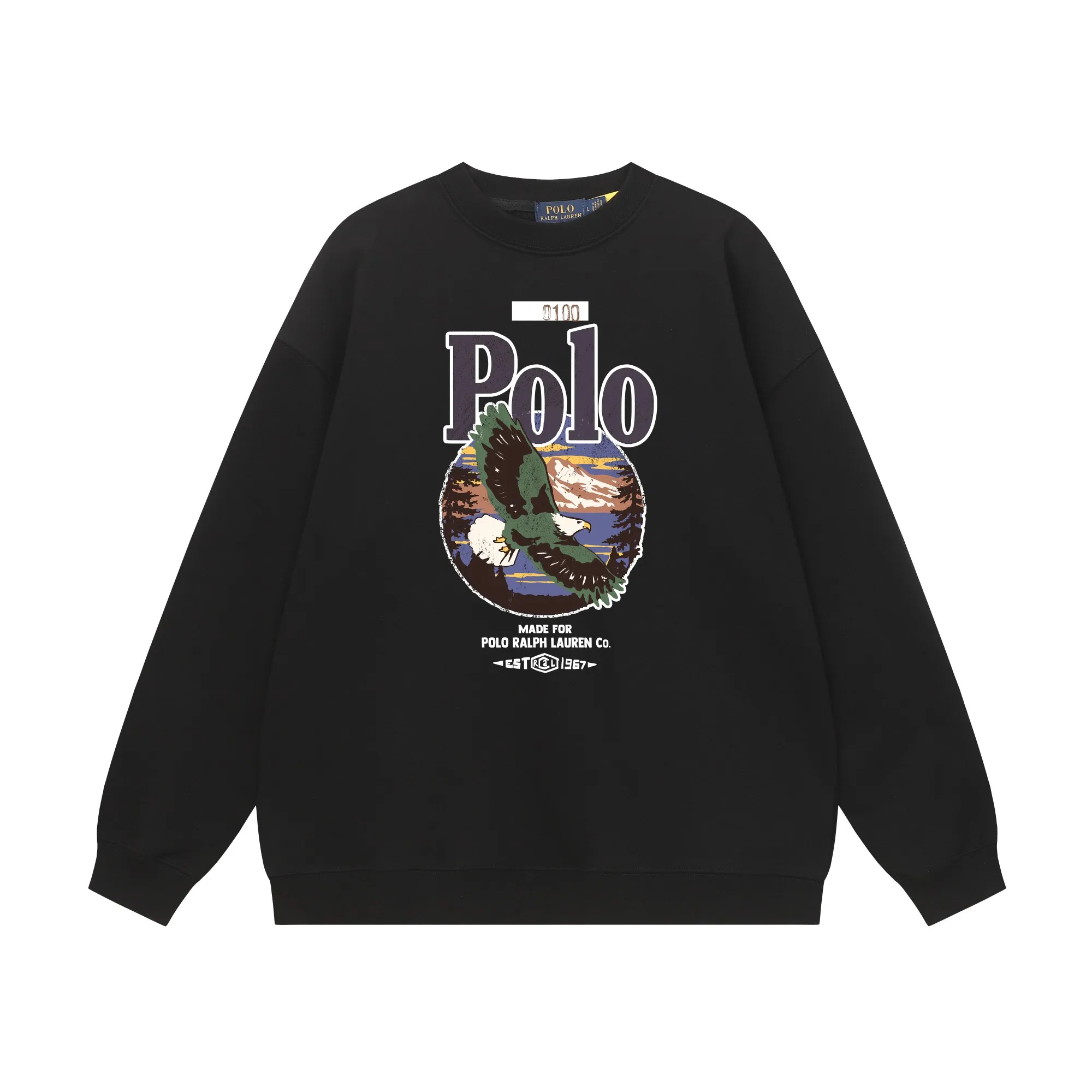 P200 Long-term stock] RalphLauren/Ralph Lauren 2025 autumn and winter new bear letter print 420g heavy large terry sweatshirt Ralph Lauren's age-reducing item, the coat fabric is made of 85% cotton ➕15% polyester, which not only retains the softness, comfort and breathability of cotton, but also adds the wear resistance and wrinkle resistance of polyester fiber, making the clothes more durable and easy to care for. Even in slightly cooler weather, you won't feel stuffy when wearing it. This kind of fabric has a natural crisp feel and is not easy to pill or deform. The bear on the chest is printed with English letters. It is full of color, full of three-dimensionality, and lifelike, adding a bit of liveliness and interest to the whole sweatshirt. There is no pressure to dress, regardless of age or gender. Complete accessories! Color: black, white, navy blue, light floral gray Size: M-L-XL-XXL